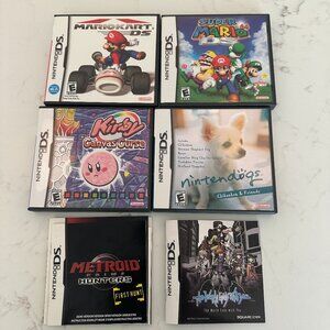 Nintendo DS Empty Cases/ Manuals- No Games